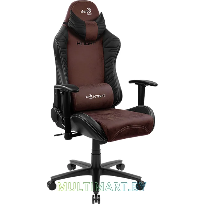 Кресло компьютерное AeroCool Knight Burgundy Red (черный/красный)